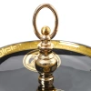 European-style light luxury ceramic gold edge double-layer fruit plate, double-layer pastry plate, wedding birthday cake, dessert stand display rack Specification image